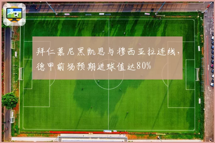 拜仁慕尼黑凯恩与穆西亚拉连线,德甲前场预期进球值达80%